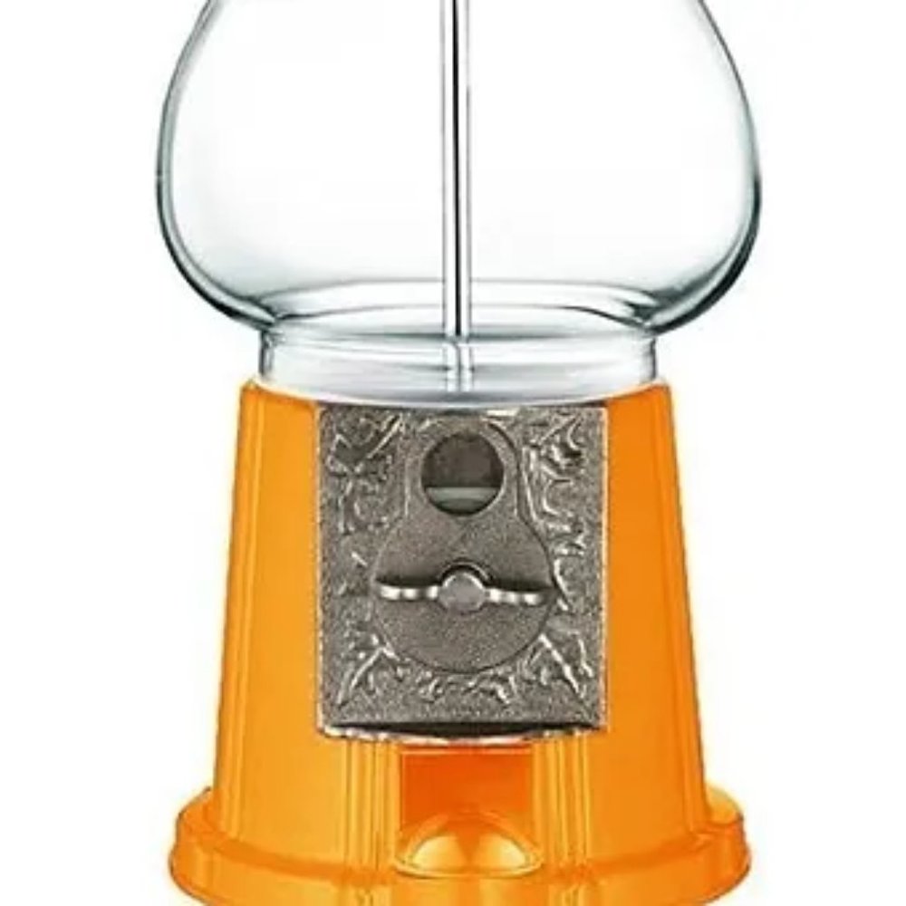 Pumpkin Orange 11" Classic Gumball/Candy Dispenser